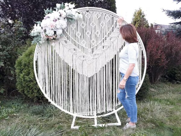 Handmade Wedding Macrame Backdrop