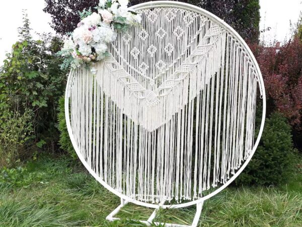 Handmade Wedding Macrame Backdrop