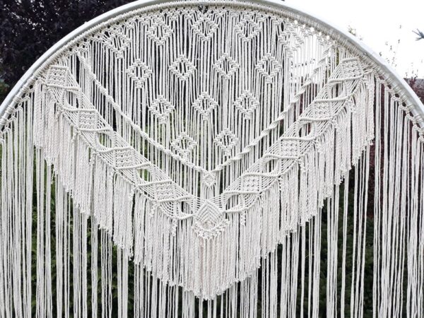Handmade Wedding Macrame Backdrop