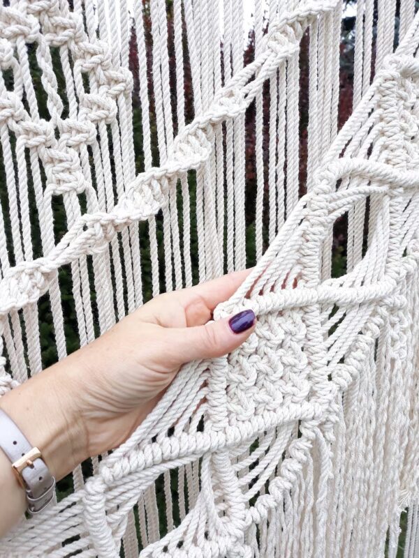 Handmade Wedding Macrame Backdrop