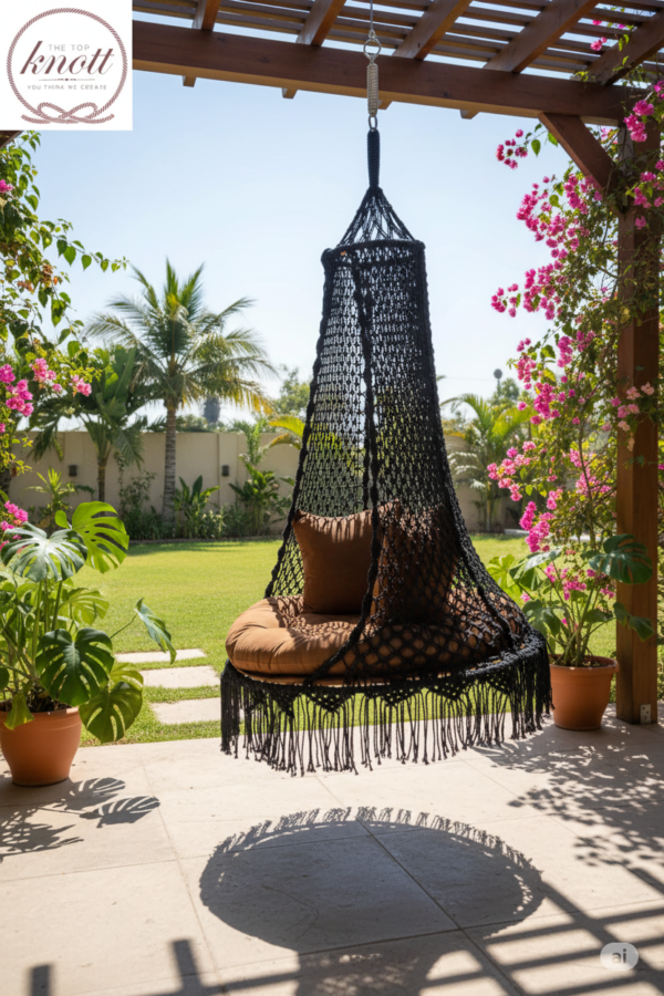 luxurious-macrame-hanging-chair
