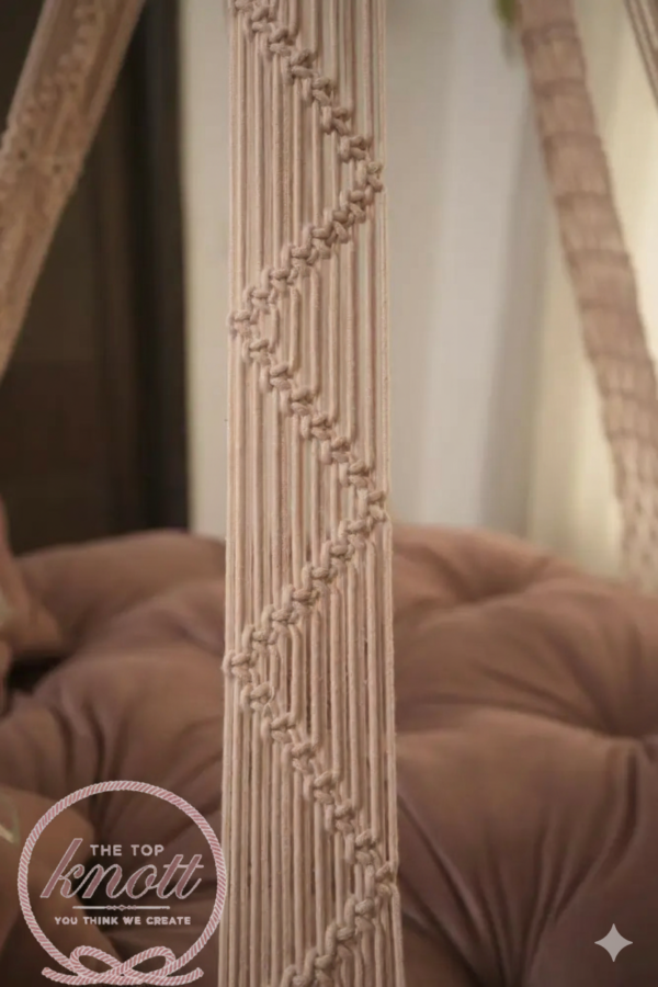 Cozy Macrame Swing Chair