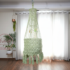 The Top Knott Handwoven Macramé Baby Cradle