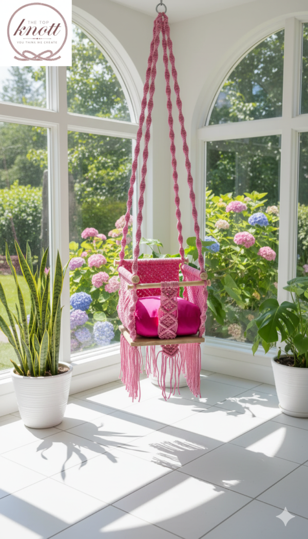 Bohemian Macramé Hanging Chair