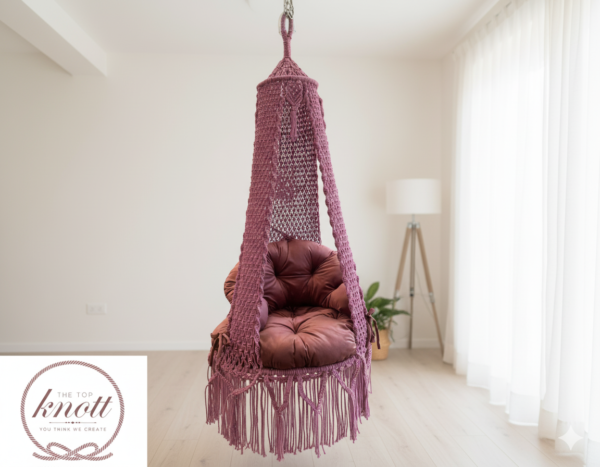 Handmade Macrame Hanging Swing Chair