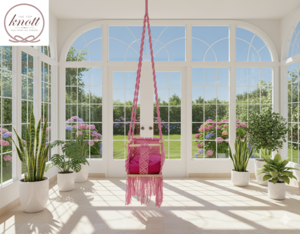 Bohemian Macramé Hanging Chair