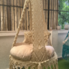 Elegant Macrame Hanging Swing Chair