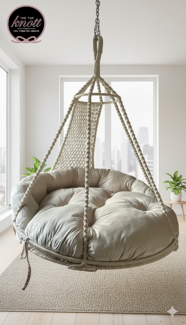Luxurious Macrame Hanging Chair