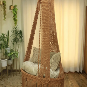 Handcrafted Macrame Hanging Swing Chair