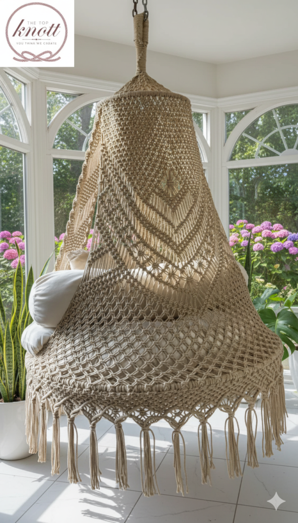 Macramé Hanging Swing Chair