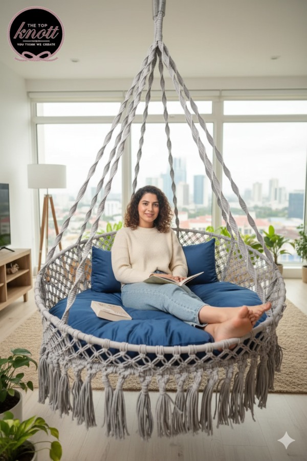 Cozy Macrame Hanging Chair