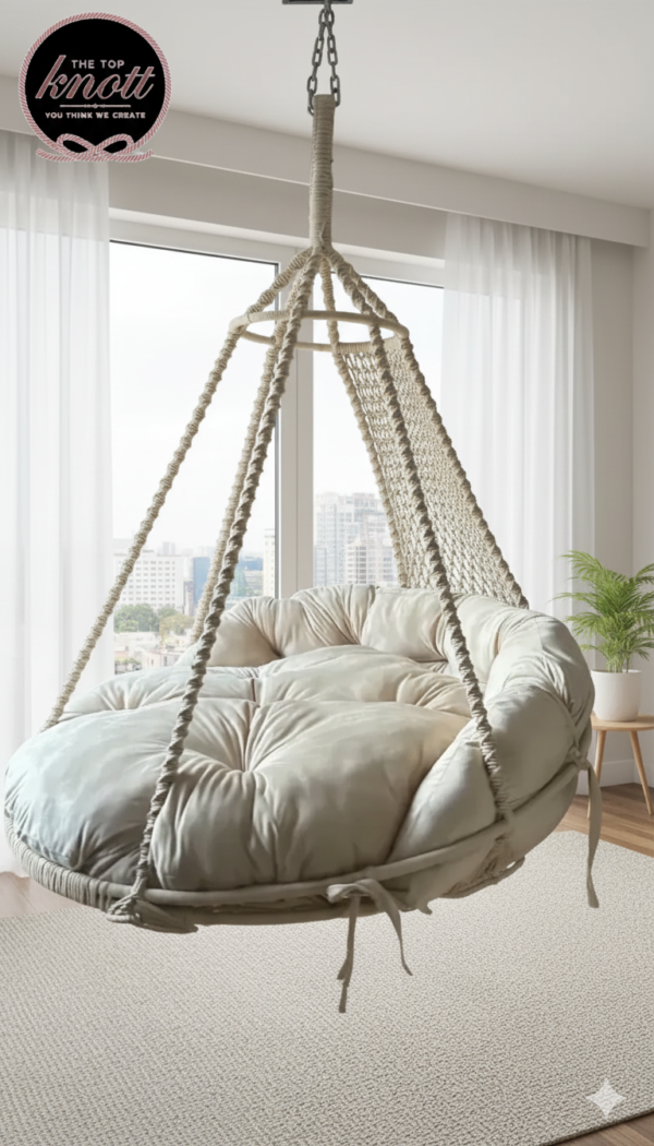 Luxurious Macrame Hanging Chair
