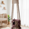 The Top Knott Luxe Macramé Baby Swing