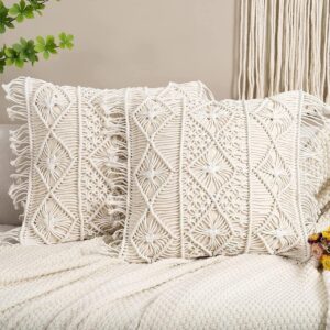 The Top Knott Handmade Macrame Cushion Cover Set