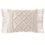 The Top Knott Handmade Rectangular Macrame Cushion Cover