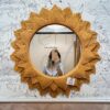 Handcrafted Boho Macramé Round Wall Mirror