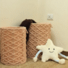 Macrame Storage Basket & Star Plush Set