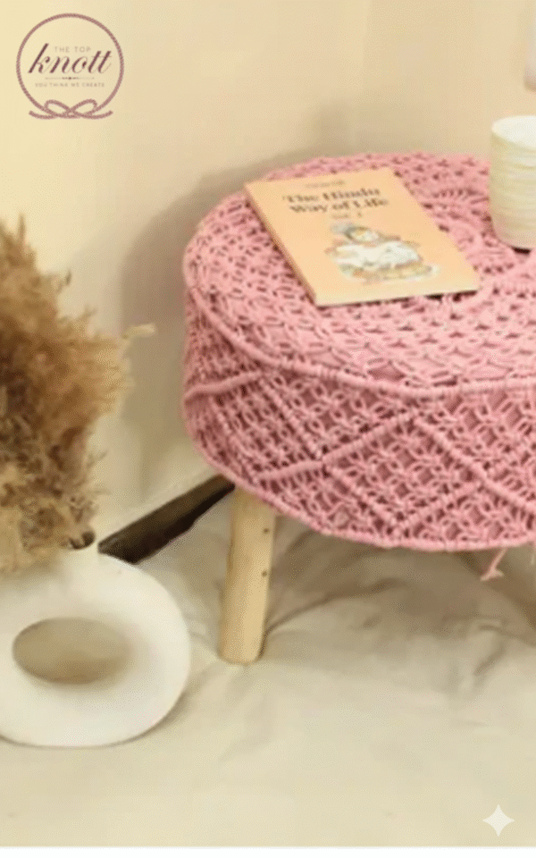 The Top Knott Handcrafted Pink