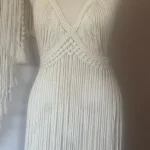 Handmade Macramé Fringe Dress