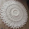 Handcrafted Boho Macrame Round Rug