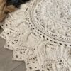 Handmade Boho Macrame Round Rug