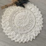 Handmade Boho Macrame Round Rug