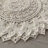 Handmade Boho Macrame Round Rug
