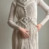 Handmade Macramé Boho Halter Dress