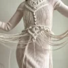 Handmade Macramé Boho Halter Dress