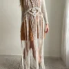 Handmade Macramé Boho Halter Dress