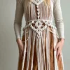 Handmade Macramé Boho Halter Dress