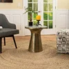 Handwoven Natural Round Jute Rug