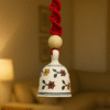 Handcrafted Red Macramé Bell