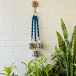 Handcrafted Blue Ceramic Bell
