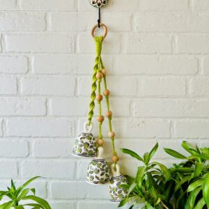 Hand-Painted Ceramic Bell Hanging