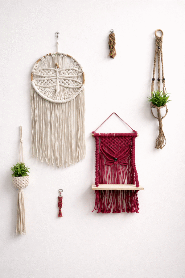 Handcrafted Macramé Wall Décor Set