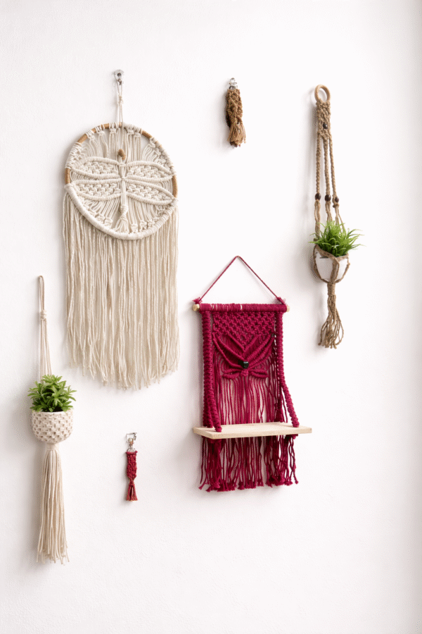 Handcrafted Macramé Wall Décor Set