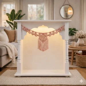 Handmade Macrame Temple Wall Hanging