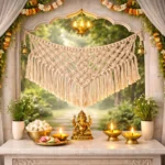 Boho Macrame Temple Wall Hanging