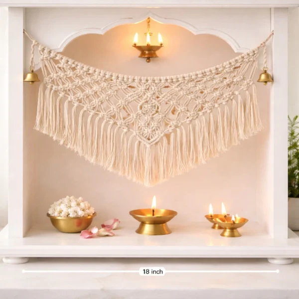 Boho Macrame Temple Wall Hanging